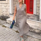 💖👗Limited Sale 50% OFF🌹Women's V-Neck Sleeveless Midi Dress