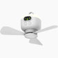 💡49% OFF NOW ! ⚡ Rechargeable Ceiling Fan with LED Lights – Dual-use cooling & lighting, long battery life, portable hanging design ✨