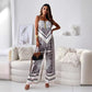 Women's 2 Piece Outfits Bandana Crop Top & Pants