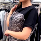 🎯 Factory direct supply ✨Women's Fashion Leopard Pattern Comfortable Loose Fit 2-Piece Set