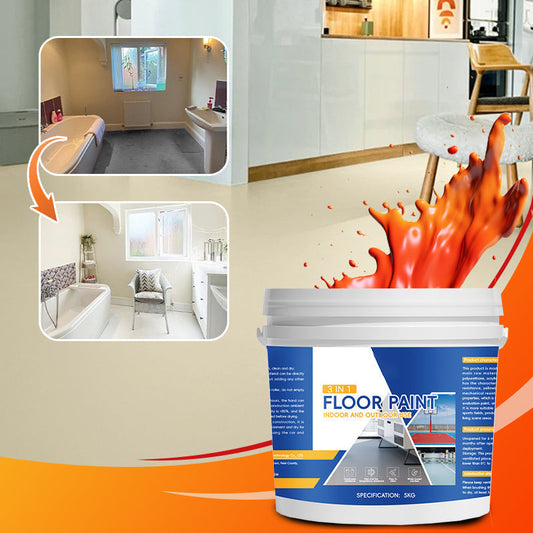 ⏳Limited-Time Deal: All-in-One Floor Paint - Saves 3 Steps in 1