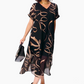 🎁2026 Best Sellers🌟Flowy midi dress with V-neck