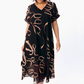 🎁2026 Best Sellers🌟Flowy midi dress with V-neck