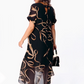 🎁2026 Best Sellers🌟Flowy midi dress with V-neck