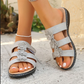Women's Floral-Embellished Slip on Sandals