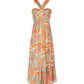 ⏰Hot Sale 50%🌺Cross Halter Sleeveless Floral Printed Dress💃