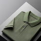 Men's Casual Business Short Sleeve Lapel T-Shirt
