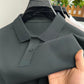 Men's Casual Business Short Sleeve Lapel T-Shirt