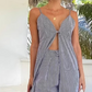 🎀Women's Striped Sleeveless Slit Long Tops ＆ Pants Set🎊