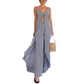 🎀Women's Striped Sleeveless Slit Long Tops ＆ Pants Set🎊