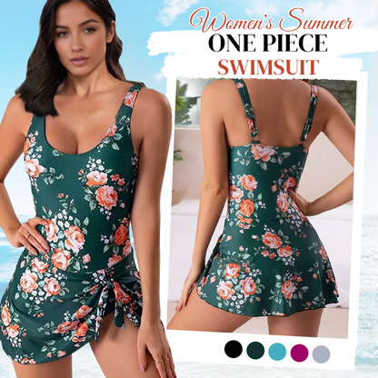 🔥Hot Sale 50% OFF💃Women's One Piece Tummy Control Tie Knot Swimsuit