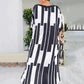 ⏳Time-limited Special⏰Women's Modern Print Loose Fit Dress