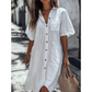 🔥Hot Sale 50% Off💥Buy 2 Get 5% Off👗Casual Cotton Linen Shirt Dress