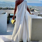 Women's Elegant Asymmetrical One-Shoulder Maxi Dress