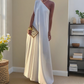 Women's Elegant Asymmetrical One-Shoulder Maxi Dress