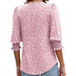 Women’s Casual Three-quarter Sleeve Blouses