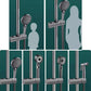 Adjustable Rotating Universal Shower Head Holder