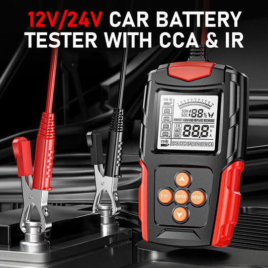 12V/24V Car Battery Tester with CCA & IR