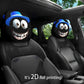 Funny Breathable Car Headrest Covers