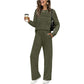 🔥Last Day Promotion 49% Off🔥Your new favorite outfit! 👗✨ Women's Crew Neck Top & Drawstring Pants Set 🛋️☕
