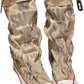 💗LAST DAY PROMOTION -50%OFF💗Women's Retro Flat Slouch Mid-Calf Canvas Boots