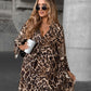 💥Limited stock available 50% OFF💥Elegant V-Neck Long-Sleeve Printed Dress