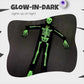 Glow-in-Dark Skeleton Costume for Halloween