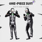 Glow-in-Dark Skeleton Costume for Halloween