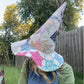 Festival Whimsical Patchwork Witch Hat