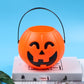 Portable Halloween Pumpkin Candy Bucket with Handle