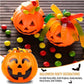 Portable Halloween Pumpkin Candy Bucket with Handle