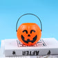 Portable Halloween Pumpkin Candy Bucket with Handle