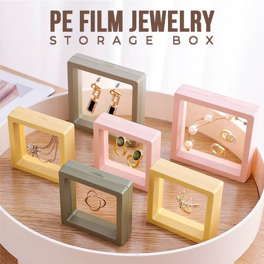 PE Film Color Jewelry Storage Box