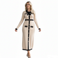 Women's Color-Block Long Sleeve Maxi Dress