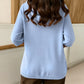 Women's Casual Hooded Solid Color Top