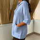 Women's Casual Hooded Solid Color Top