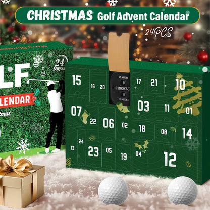 24PCS Christmas Golf Advent Calendar