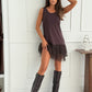 Women's Turtleneck Sweater Mini Dress Set