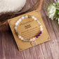 12 Zodiac Stone Beaded Bracelet with Astrological Sign Charm
