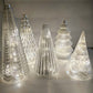 5-Piece Decorative Lighted Resin Trees Set