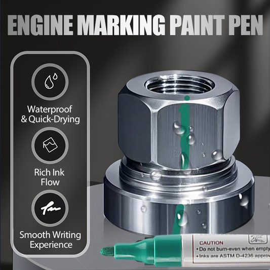 Engine Marking Paint Pen for Tires & Metal