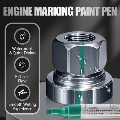 Engine Marking Paint Pen for Tires & Metal