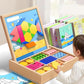 Wooden Magnetic Pattern Block Puzzle Set