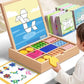 Wooden Magnetic Pattern Block Puzzle Set