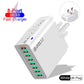 8-Port USB Fast Charging Mobile Phone Charger