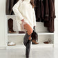 Women's Turtleneck Sweater Mini Dress Set