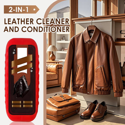🚗 BUY 2 GET 1 FREE! ✨2-in-1 Leather Cleaner and Conditioner