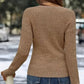 🔥Hot Sale 50% OFF!!⚡Women's Elegant Casual V-Neck Knit Top