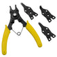 4-in-1 Internal / External Circlip Plier Set