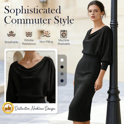 🌟💃Women’s Elegant Waist-Cinching Slimming Dress | Elegant Fit & Figure-Flattering Silhouette✨